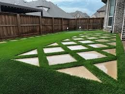 Landscape turf design in Fort Worth
