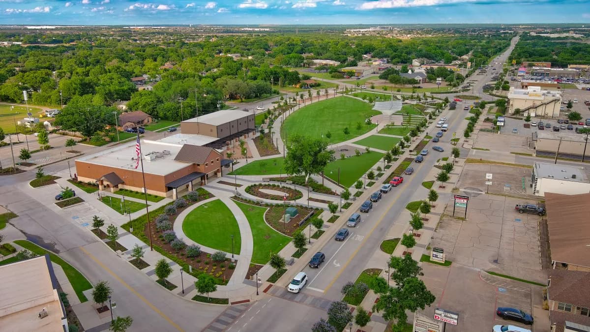 Artificial turf installation in Crowley, TX